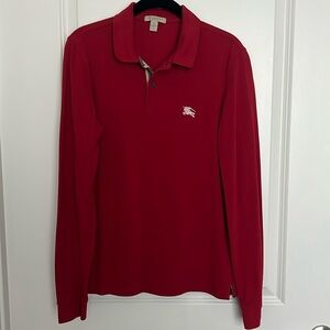 Burberry long-sleeve polo shirt